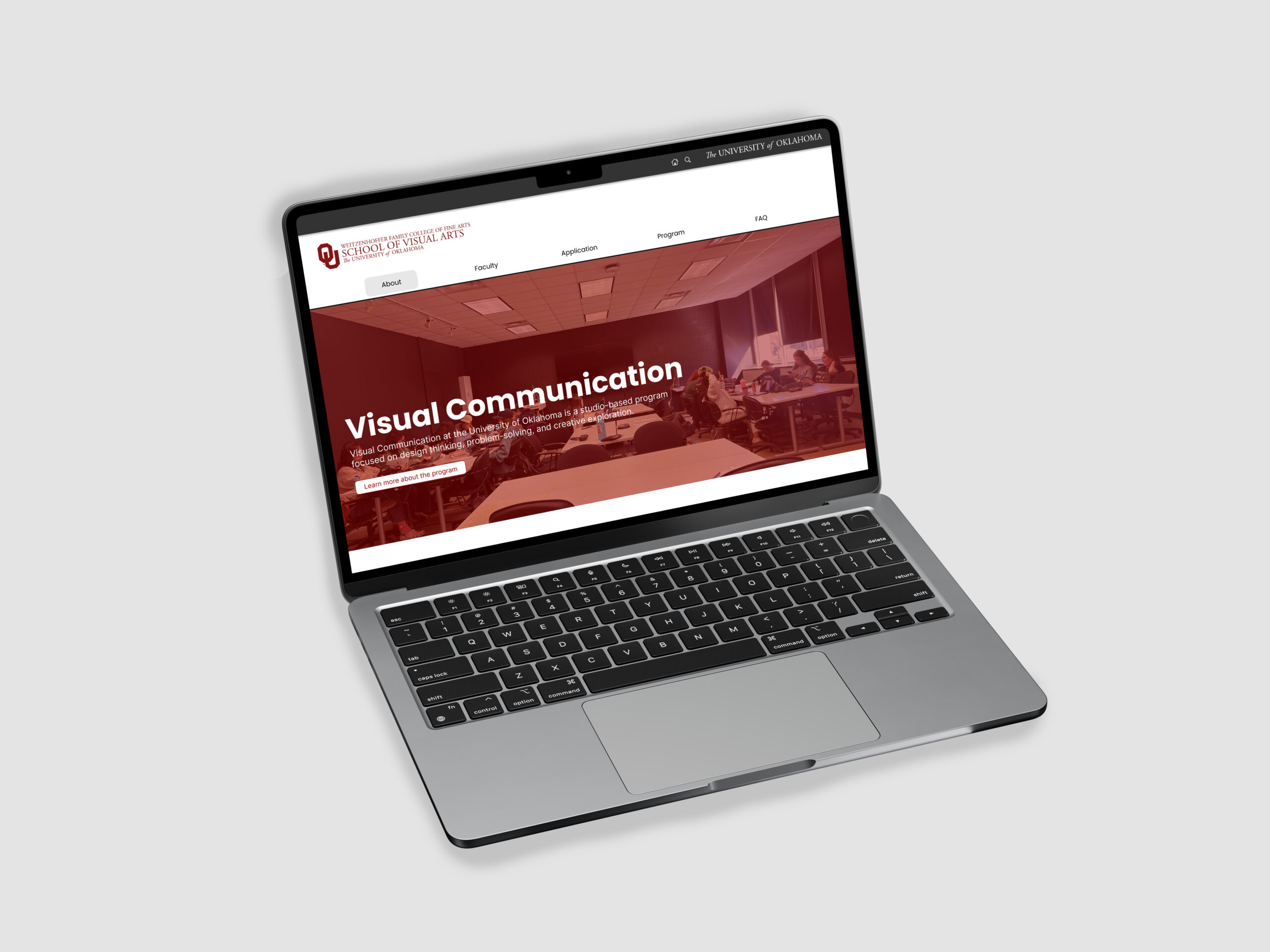VisComm Website UX Design
