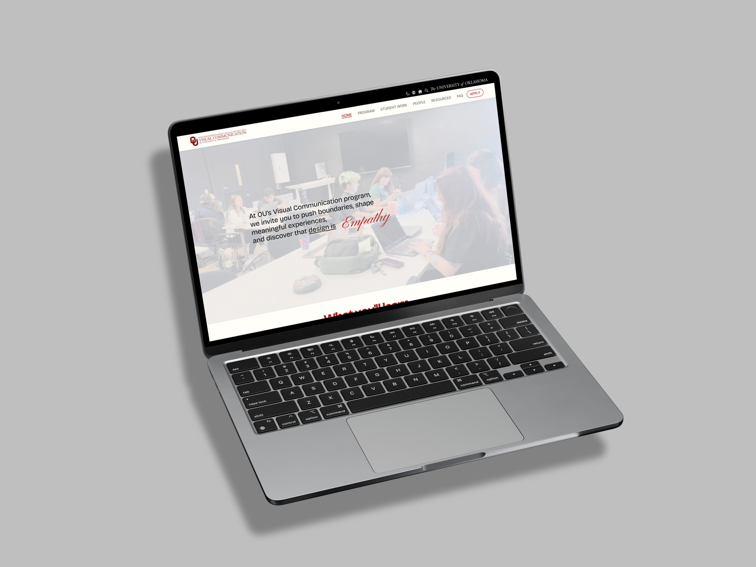 UX Design: VisComm Website