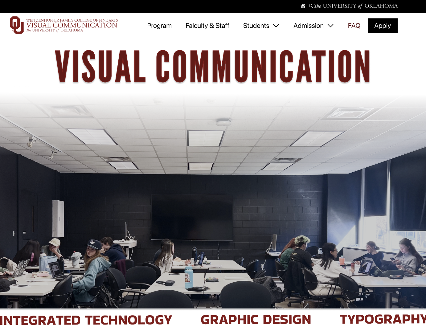 VisComm Website UXDesign