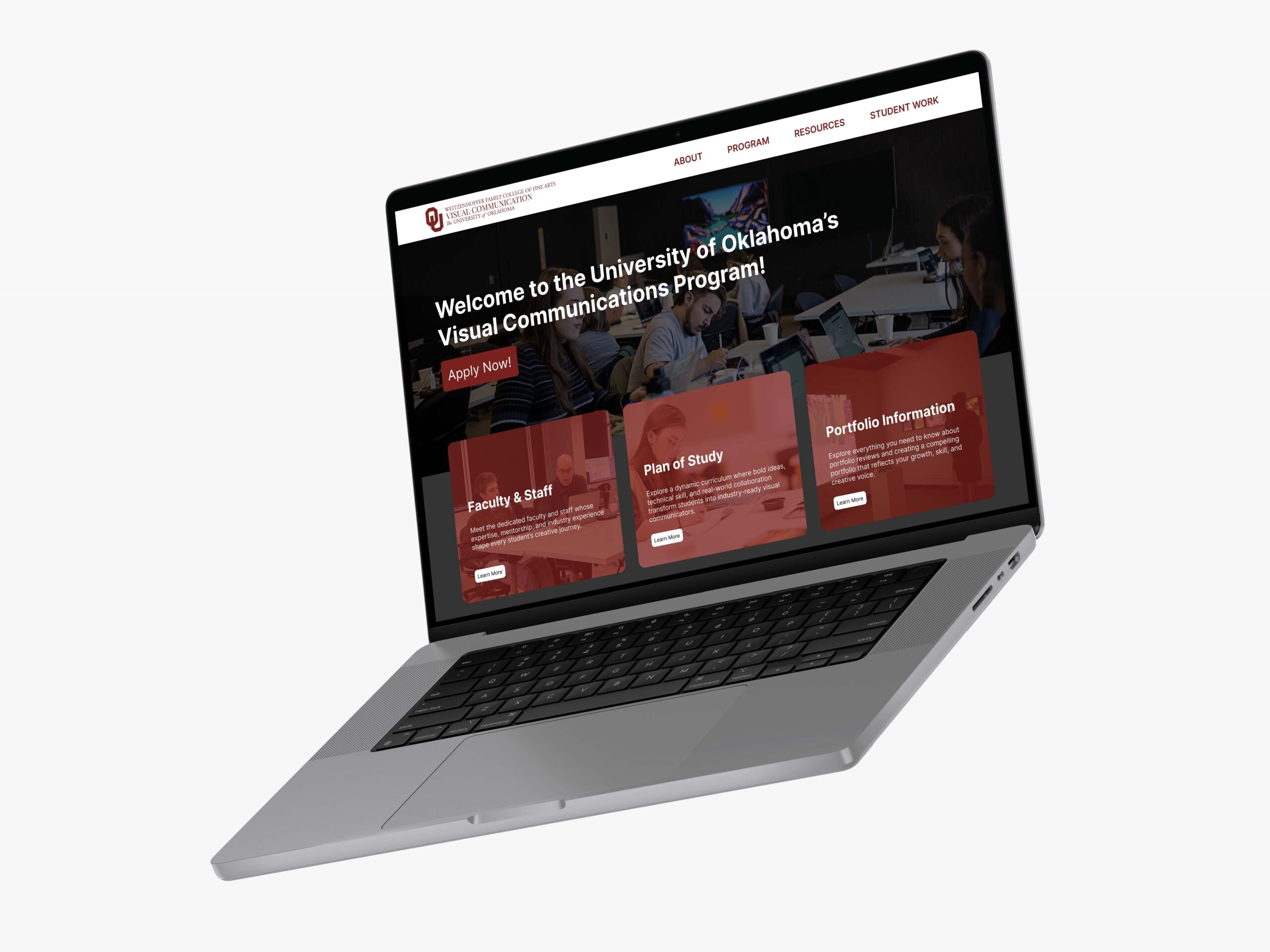 VisComm Website: UX Design